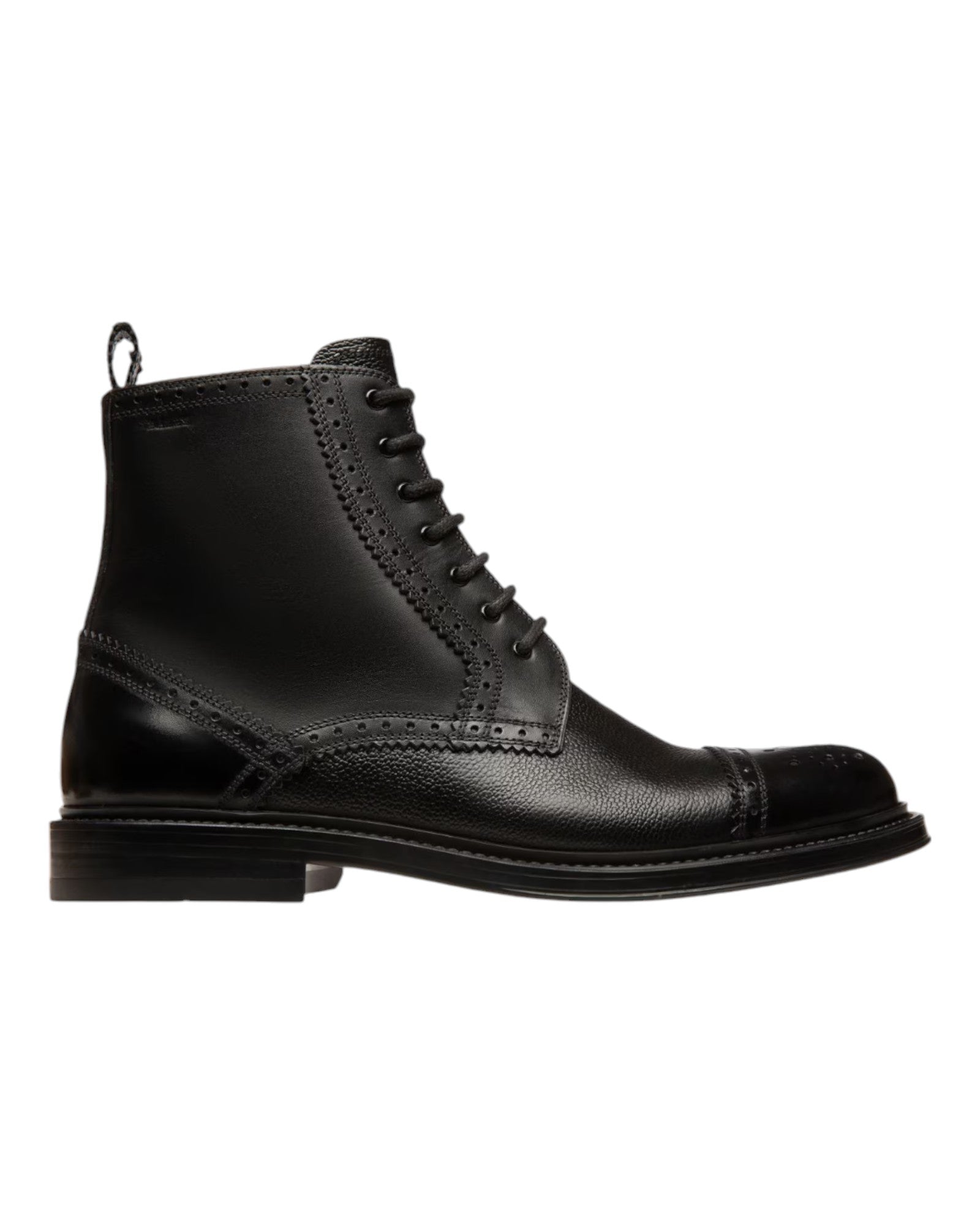 

Bally Nicoldon 6301514 Мужские черные однотонные ботинки из телячьей кожи