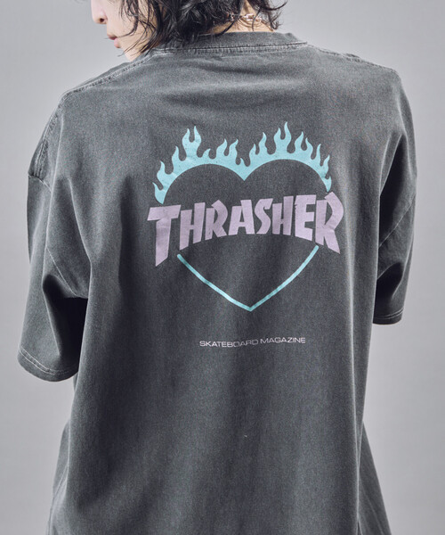 

Футболка унисекс с принтом THRASHER, черный