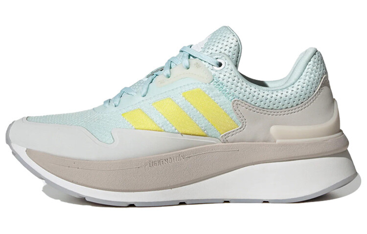 

Спортивные кроссовки женские с низким верхом белые/желтые/синие Adidas