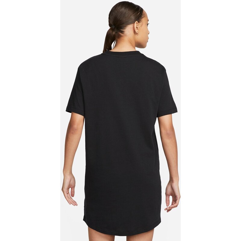 Dress w nsw essntl ss dress tshrt Nike, черный — фото 2