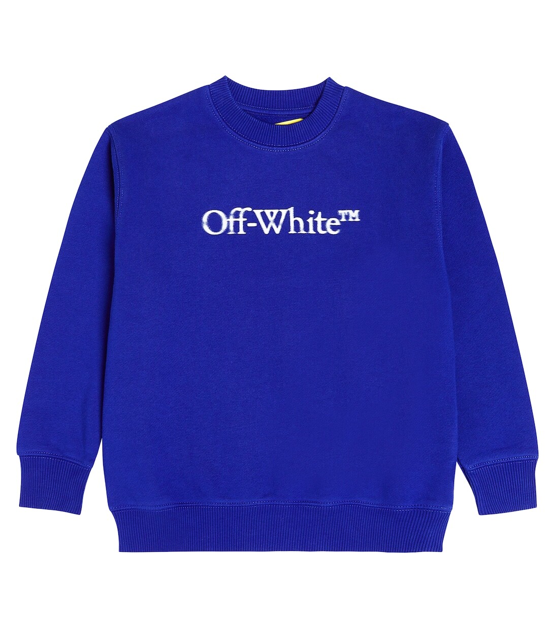 

Толстовка из хлопкового джерси с логотипом Off-White, белый