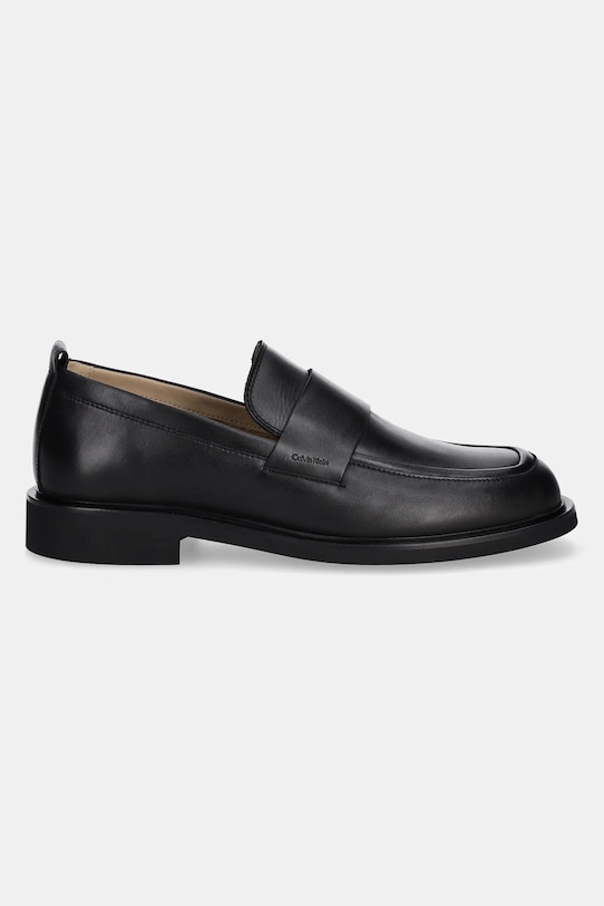 Кожаные мокасины SQ RUBBER LOAFER Calvin Klein, черный — фото 2
