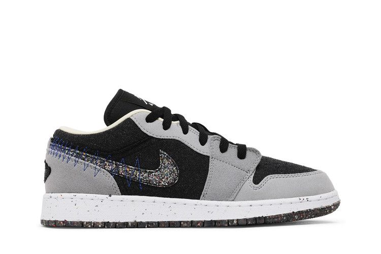 Кроссовки Air Jordan Air Jordan 1 Low SE GS 'Crater', серый — фото 2
