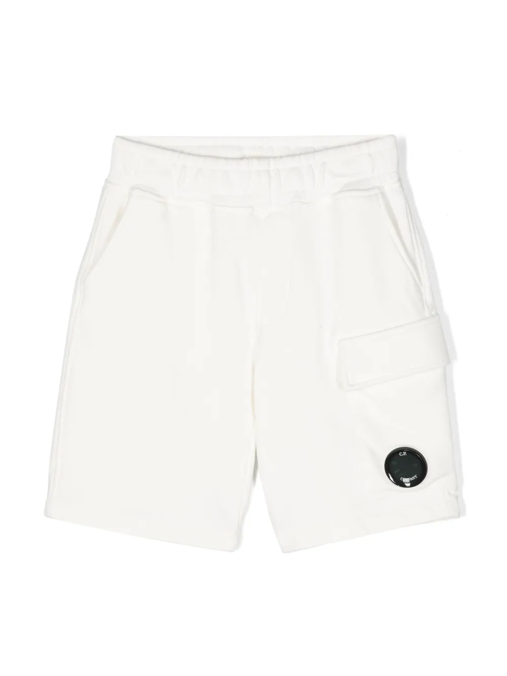 

Спортивные шорты с декором Lens C.P. Company Kids, белый