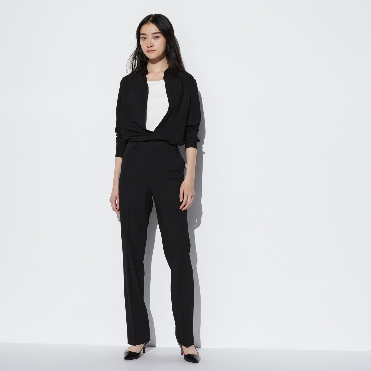 

Брюки UNIQLO эластичные, черный