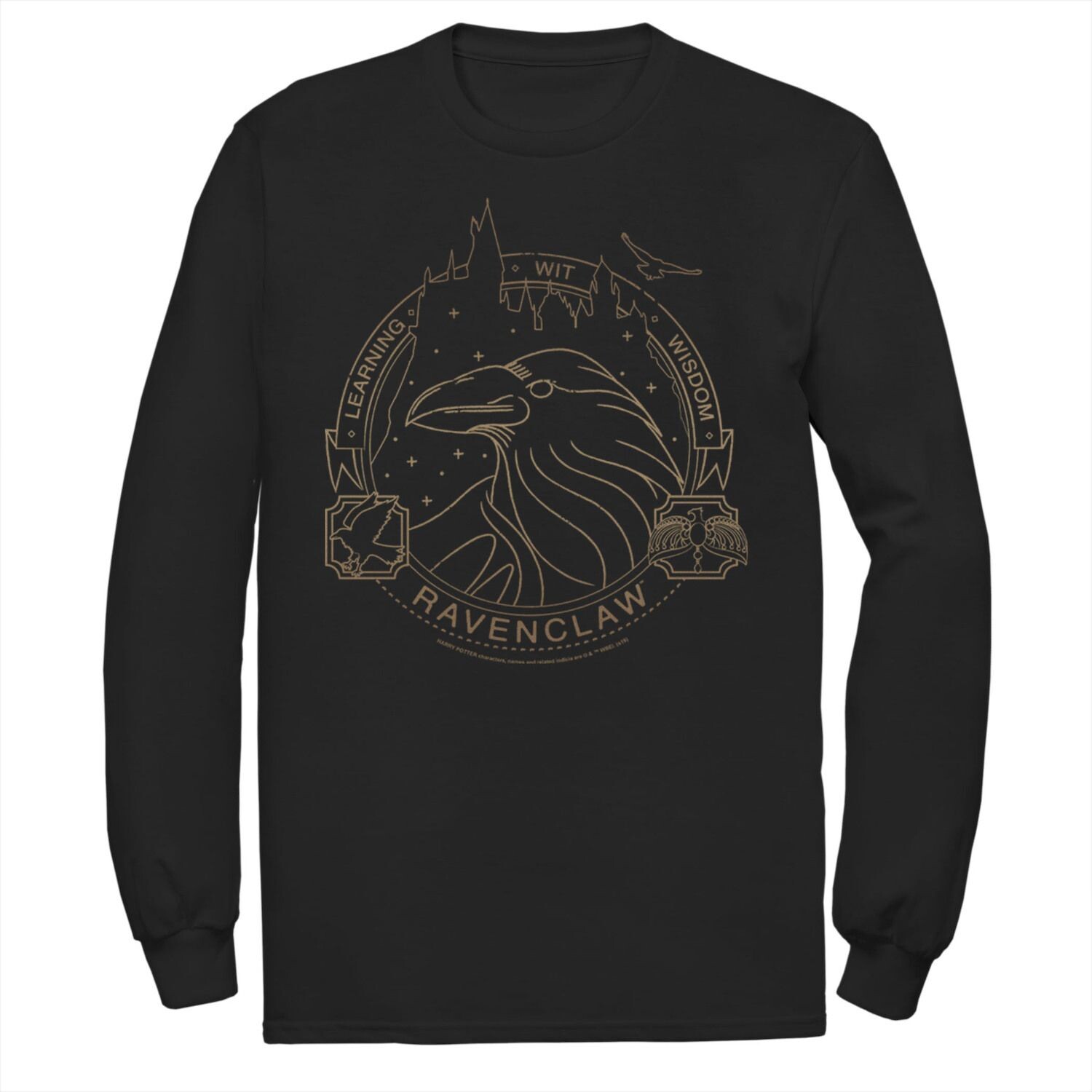 

Мужская футболка с логотипом Harry Potter Ravenclaw Line Art