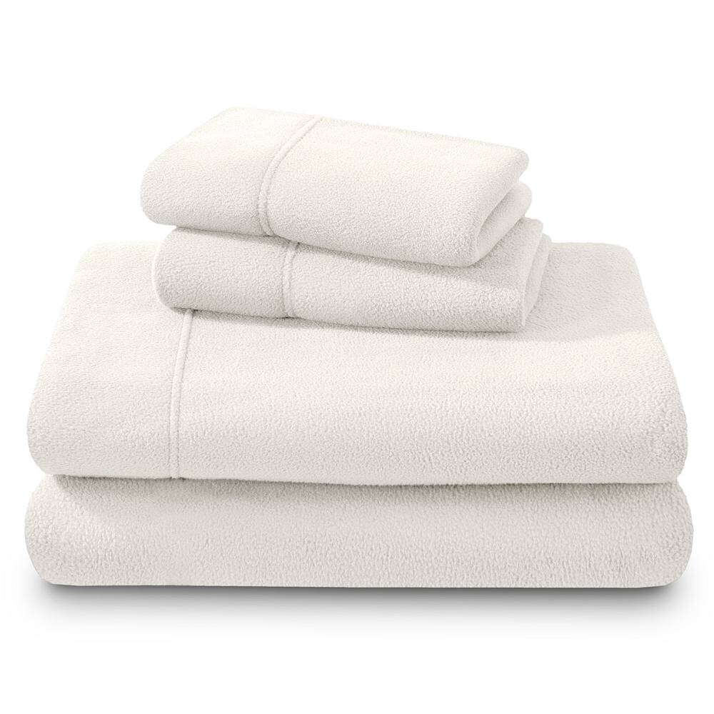 

Комплект простыней из флиса Bare Home, цвет Cream