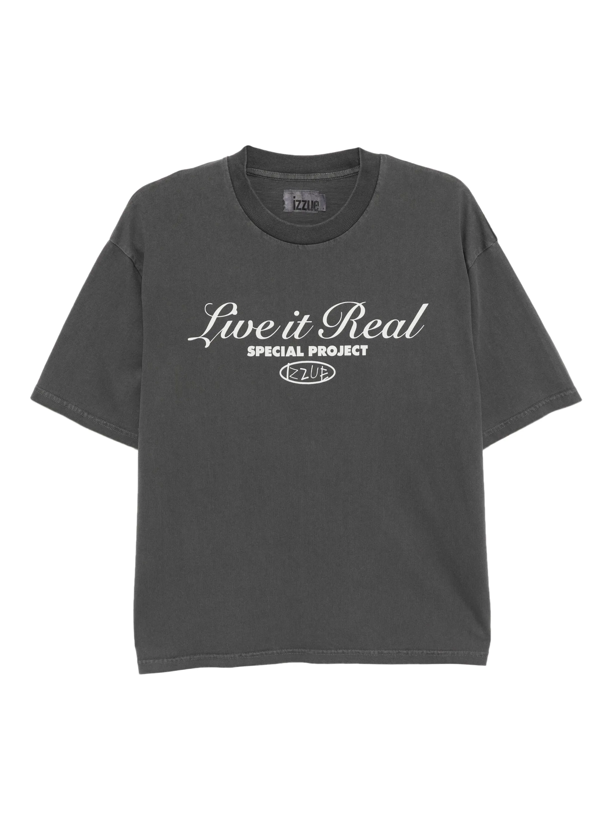 

Футболка с логотипом Izzue, серый