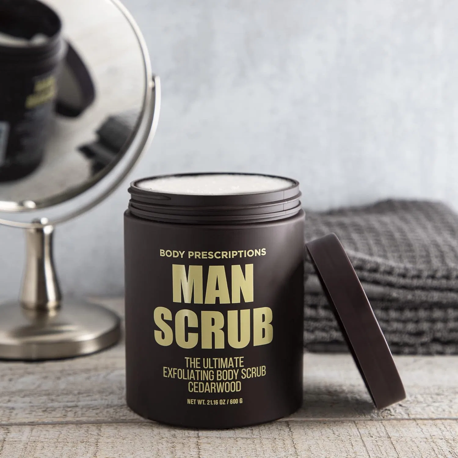 Скраб для тела Body Prescriptions Ultimate Exfoliating Body Scrub, 2 шт. по 21 унции, Cedar Wood — фото 3