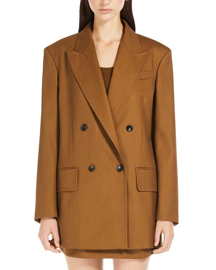

Блейзер Паланка Max Mara, коричневый