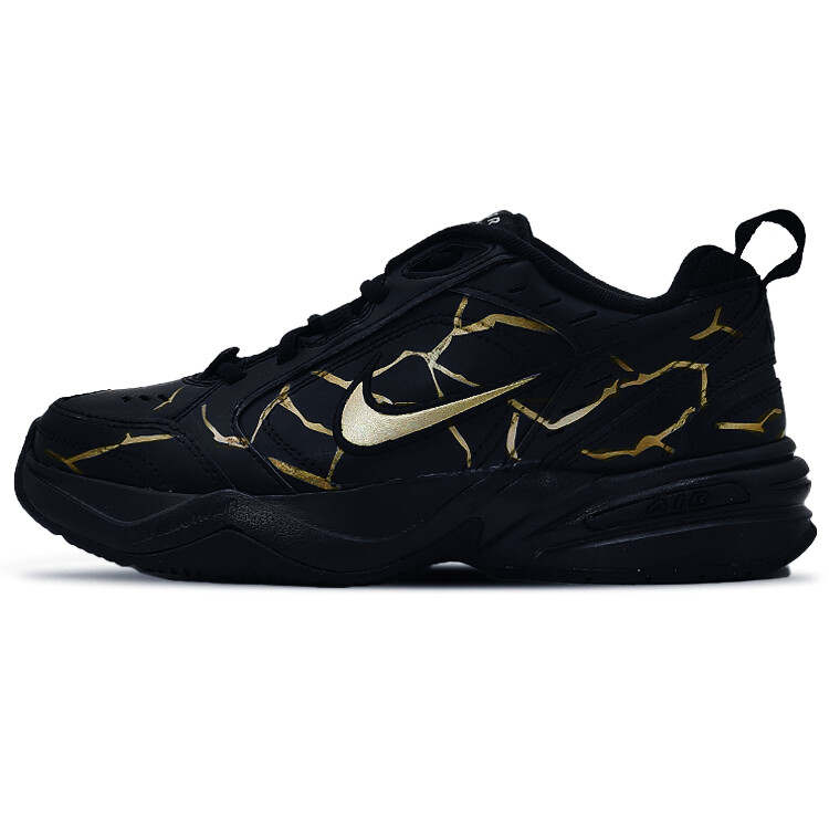 

Кроссовки Air Monarch 4 Chunky унисекс с низким верхом золотистого цвета Nike, черный