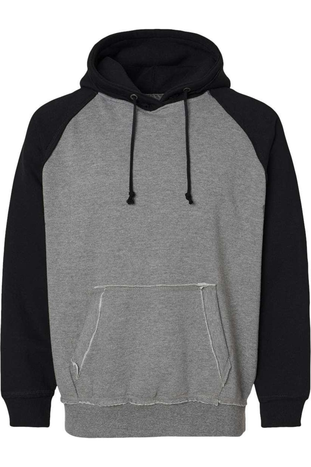 

Толстовка с капюшоном J. America Vintage Heather, цвет smoke heather/ black