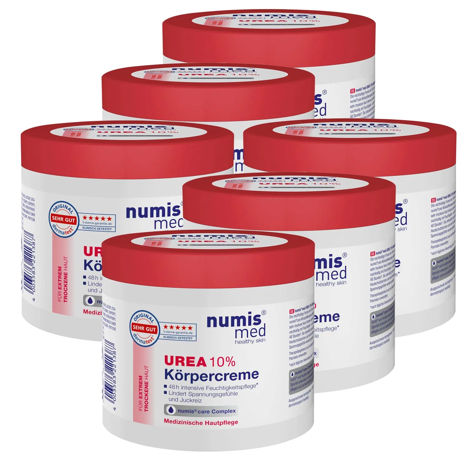 Крем для тела с мочевиной 10% numis med, 6 x 400 мл Numis Med