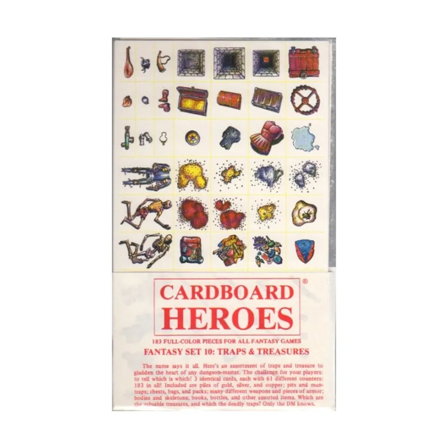 

Набор №10 — Ловушки и сокровища, Cardboard Heroes