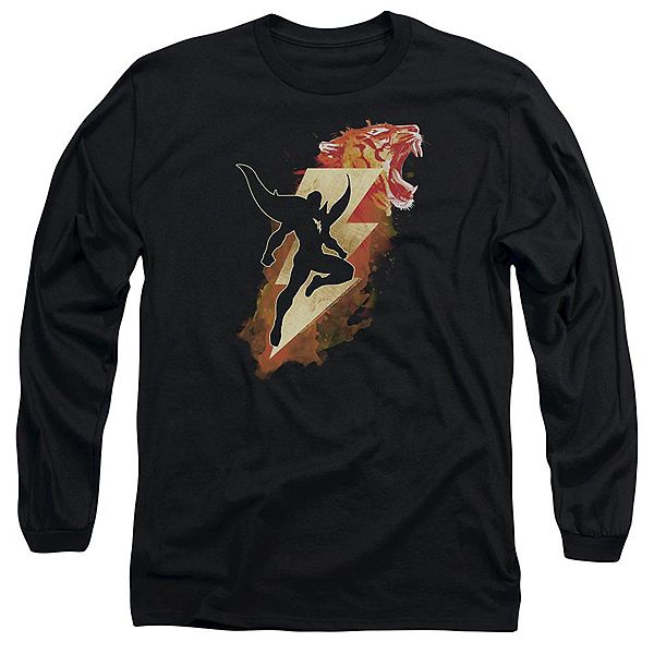 

Футболка с длинным рукавом Shazam movie tiger bolt Licensed Character