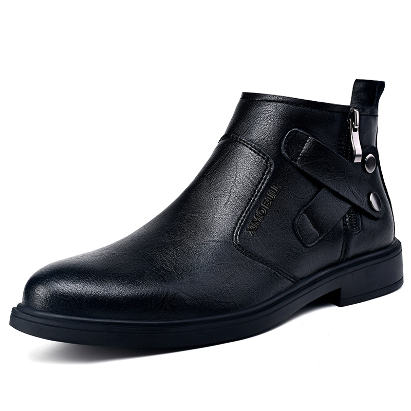 XIMO BULL Мужские повседневные кеды Mid Top черно-белые винтаж коричневые, цвет Vintage Brown — фото 3
