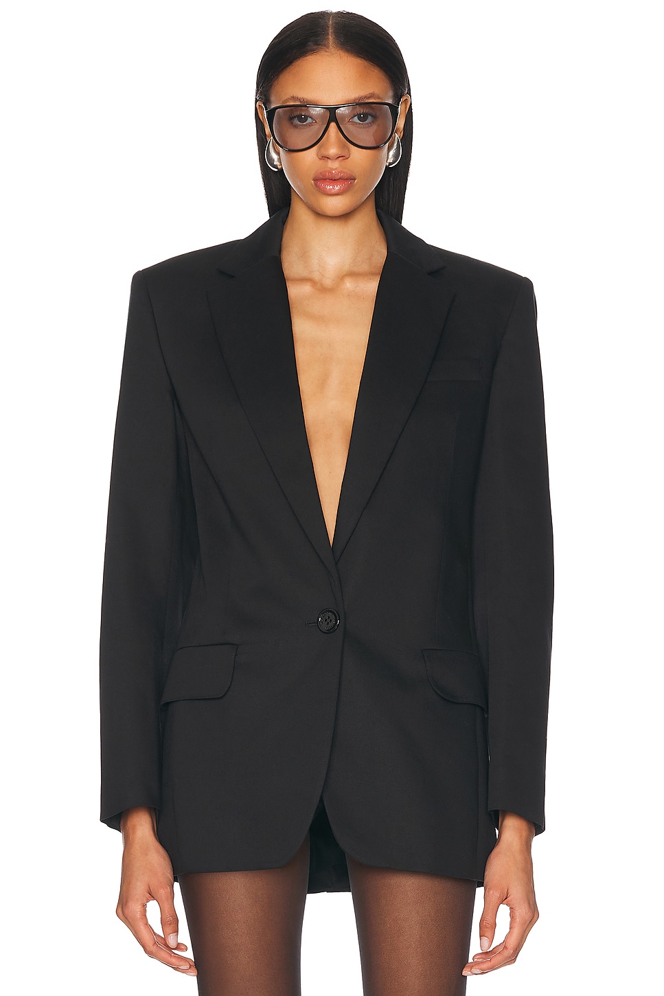 

Хлопковый блейзер для пошива Alexandre Vauthier, Black