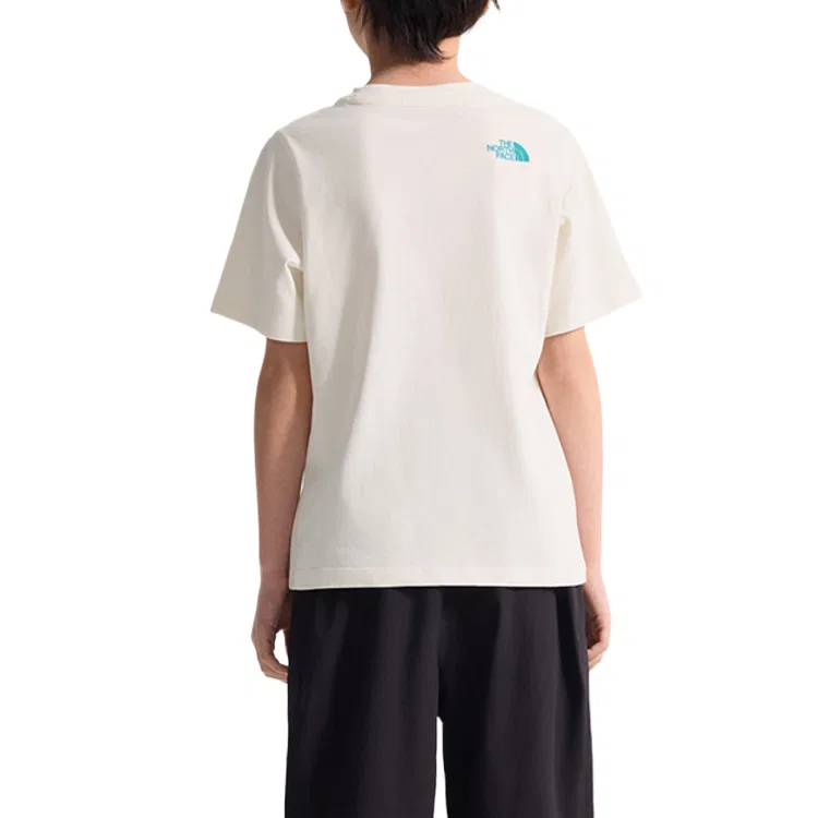 Детская футболка с круглым вырезом THE NORTH FACE, Dune White — фото 3