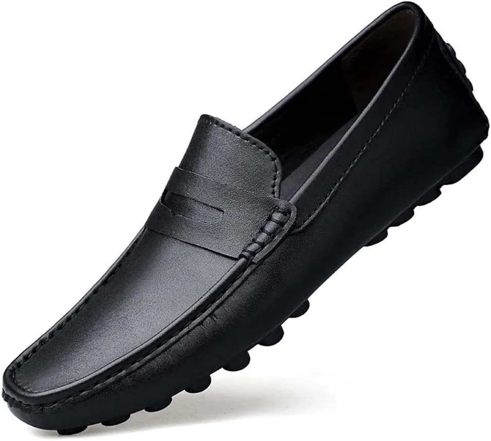 Лоферы кожаные Penny Driving Loafers, черный PUGHGAETZF