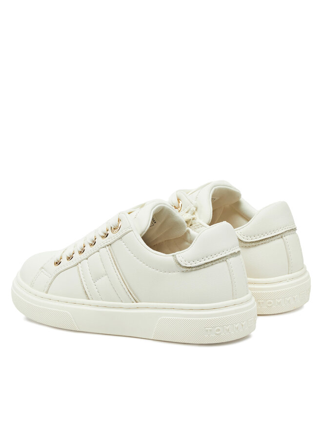 Кроссовки Tommy Hilfiger Low Cut Lace-Up Sneaker T3A9-33745-1439 M, белый — фото 3