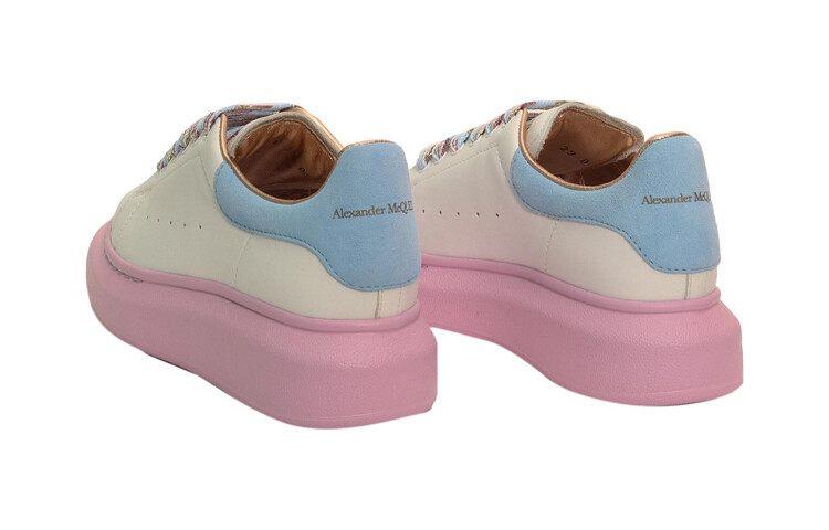 Кроссовки Alexander McQueen Kids Skateboarding Shoes PS Pink — фото 4