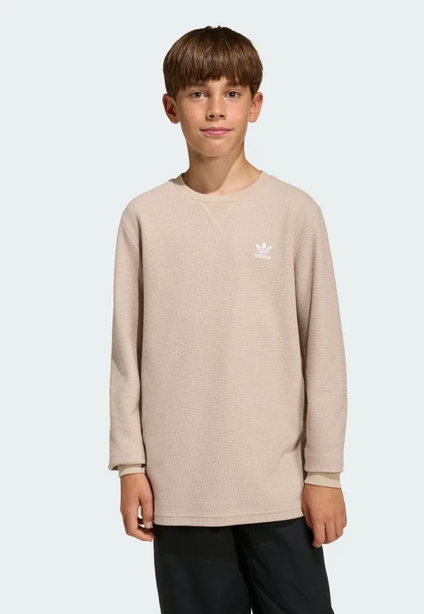 Детская футболка с длинными рукавами унисекс Adidas Originals, Stone Khaki