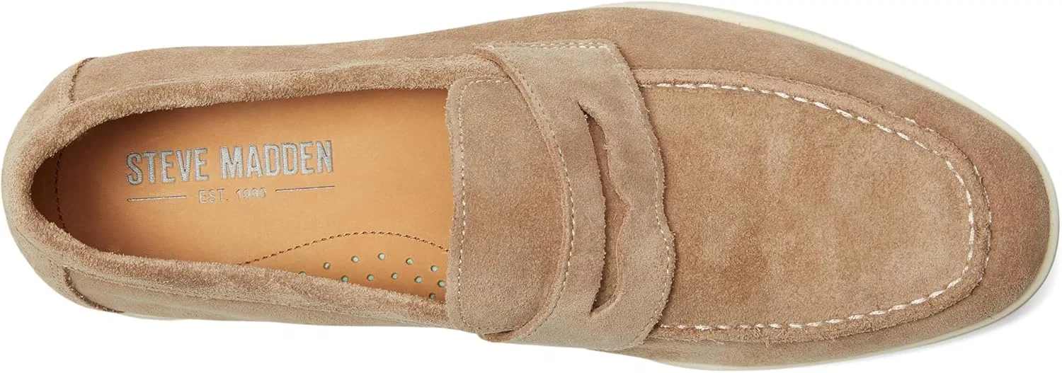 Мужские лоферы Steve Madden Laguna Penny Loafer, Sand — фото 2