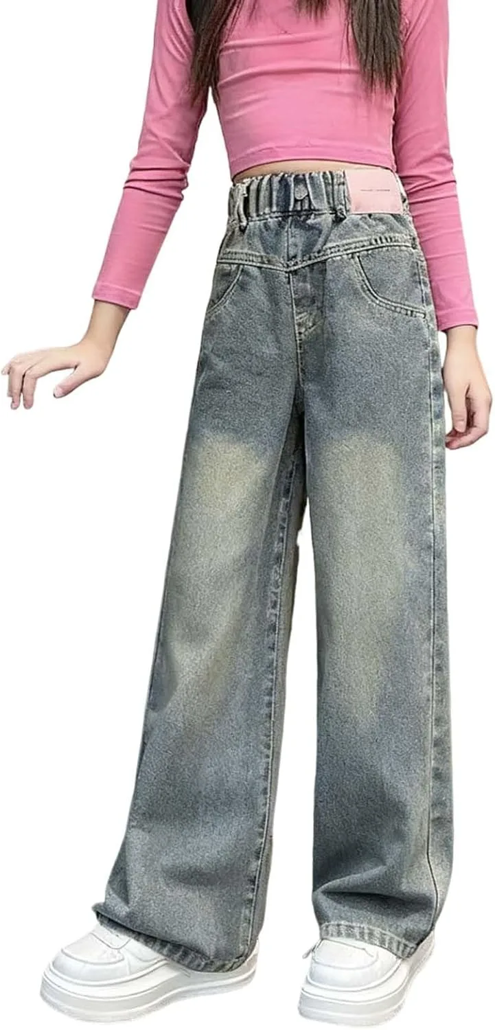 

Джинсы женские широкие с принтом