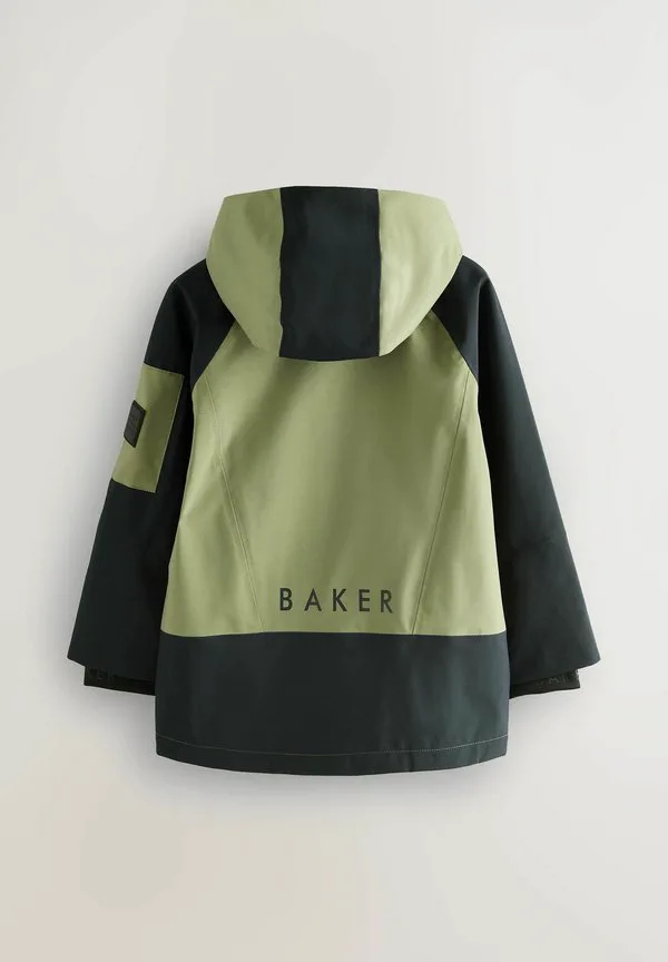 Легкая куртка стандартного кроя Baker By Ted Baker, Khaki Green/Black — фото 2