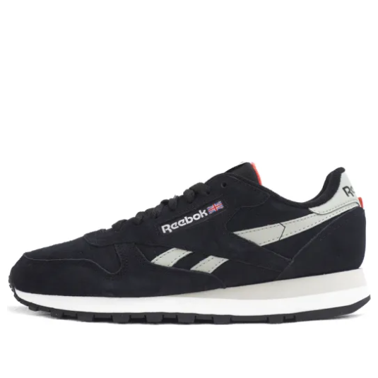

Кроссовки Reebok Classic Leather 'Black Steely Fog', черный