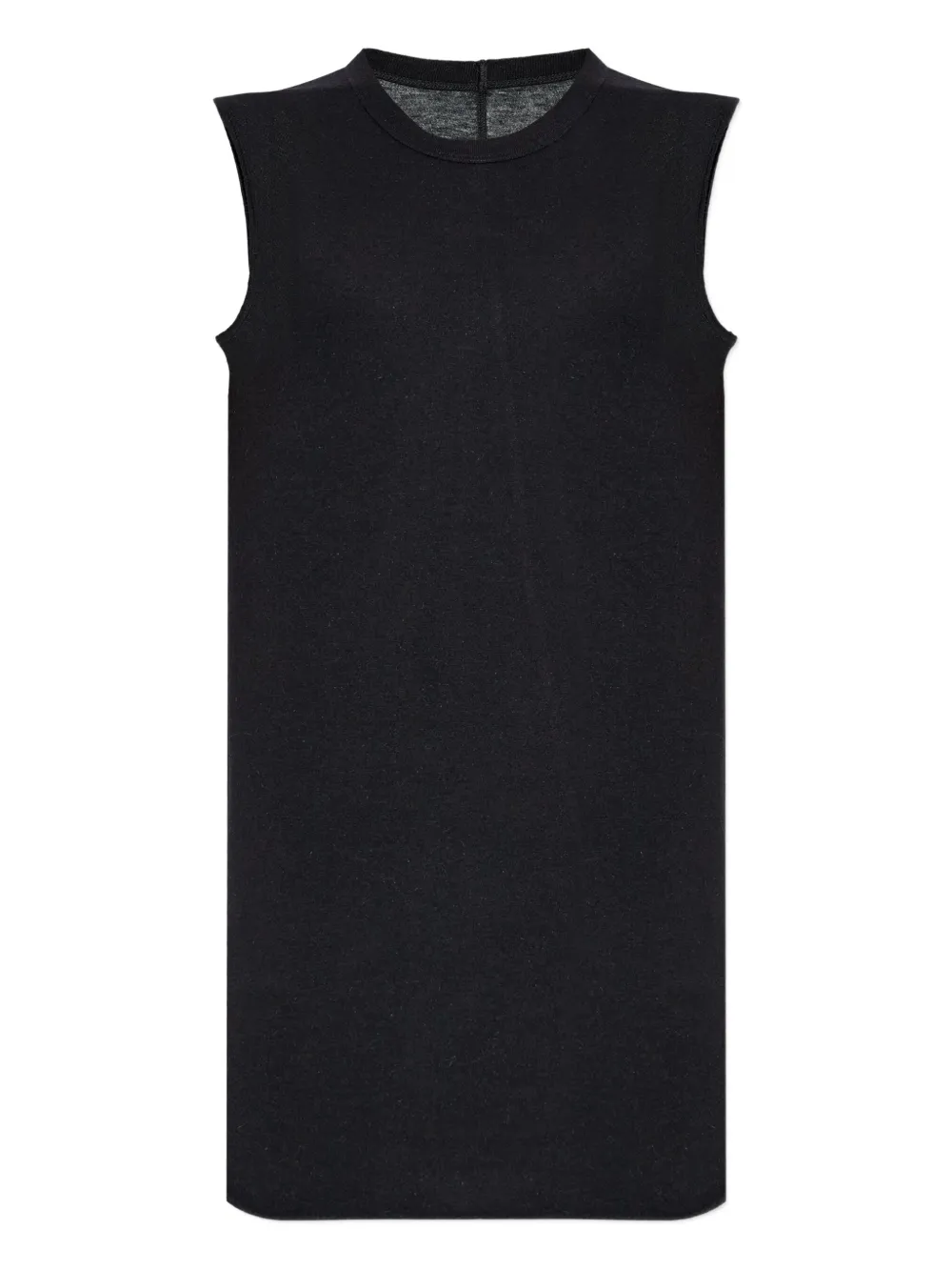 

Жилет без рукавов с круглым вырезом Rick Owens, черный