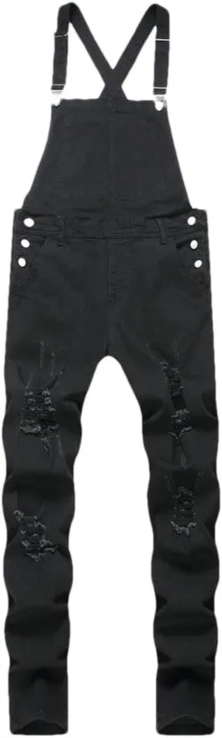 Джинсы с лямками Men Stylish, 732p
