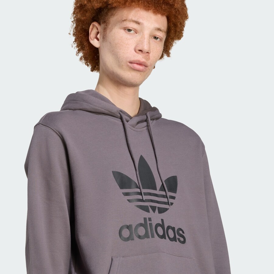Толстовка ADIDAS ORIGINALS Adicolor Classics Trefoil, Anthracite — фото 3