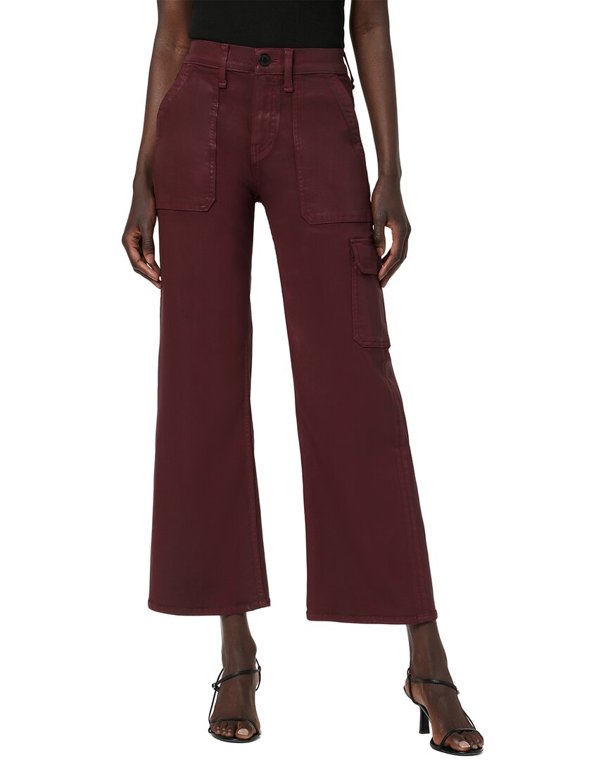 

Джинсы HUDSON Rosie Coated Bordeaux Wide Leg Jeans HUDSON Jeans, красный