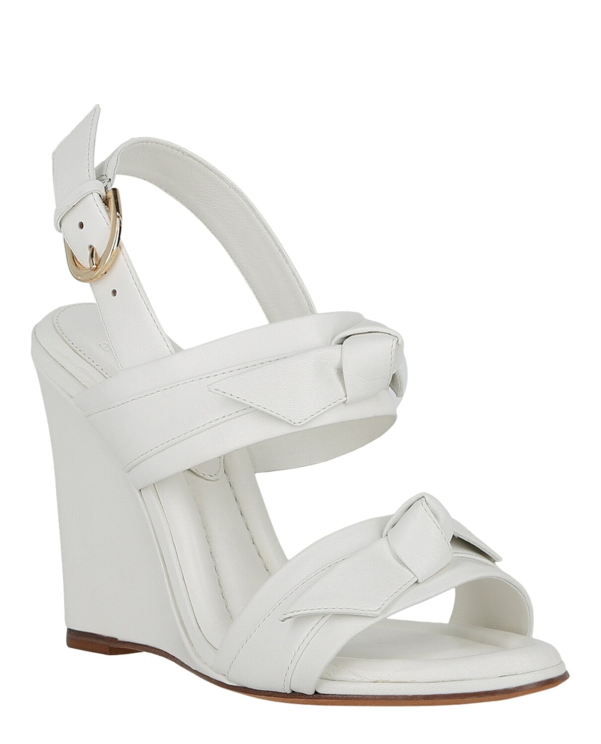 Туфли Clarita Doppia Soletta на танкетке Alexandre Birman, белый — фото 3