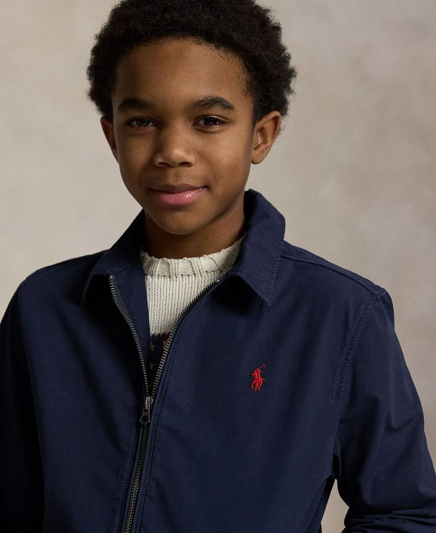 Куртка Bayport из хлопкового поплина, размер для мальчиков 8-20 лет Polo Ralph Lauren, newport темно-синий — фото 2