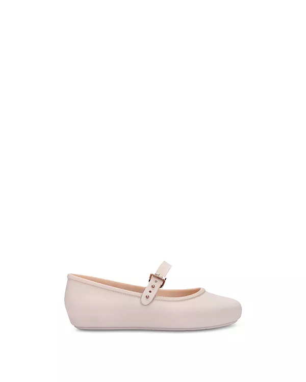 Мягкие балетки для девочек - для малышек и для взрослых Mini Melissa, бежевый — фото 2