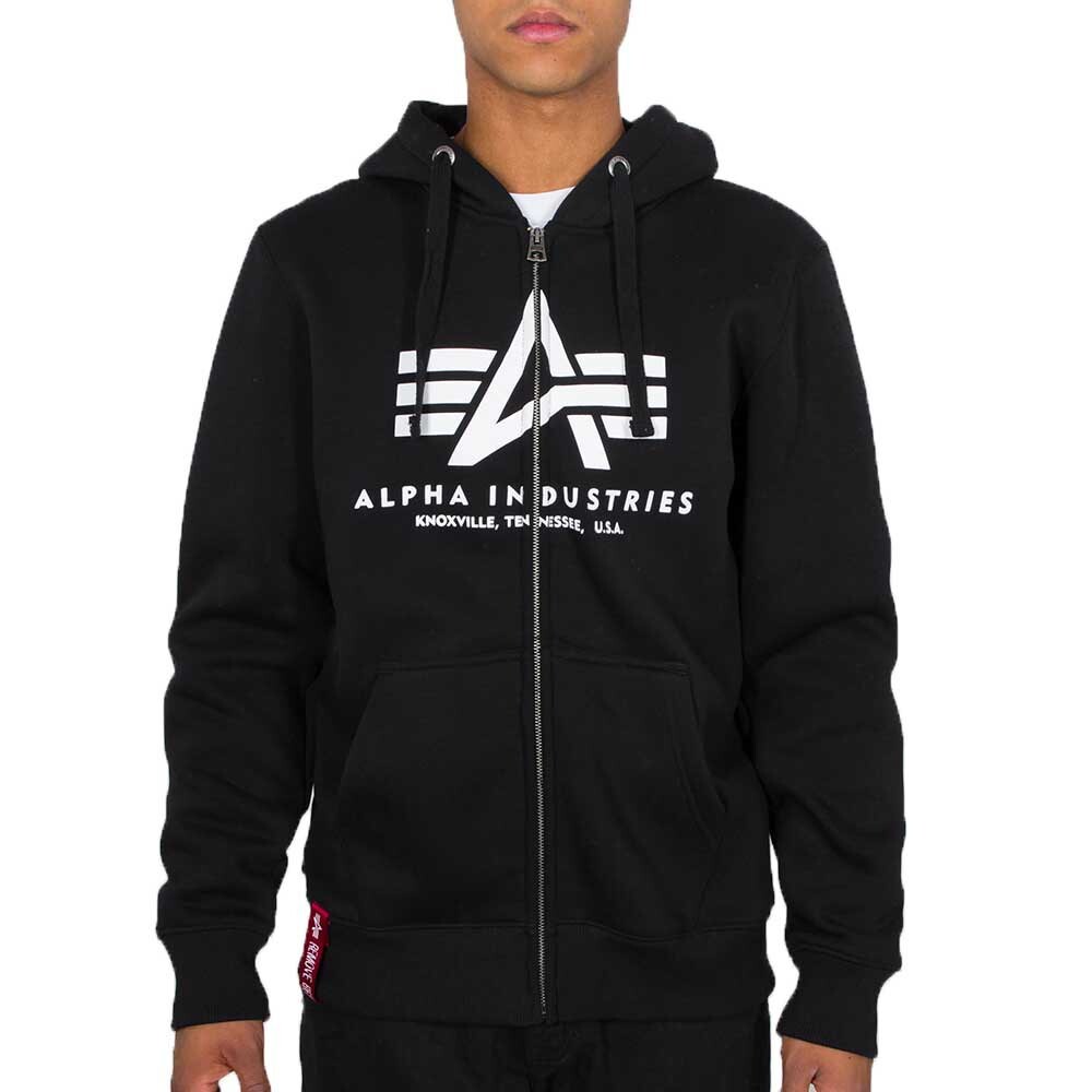 

Толстовка Alpha Industries Basic Full Zip, черный