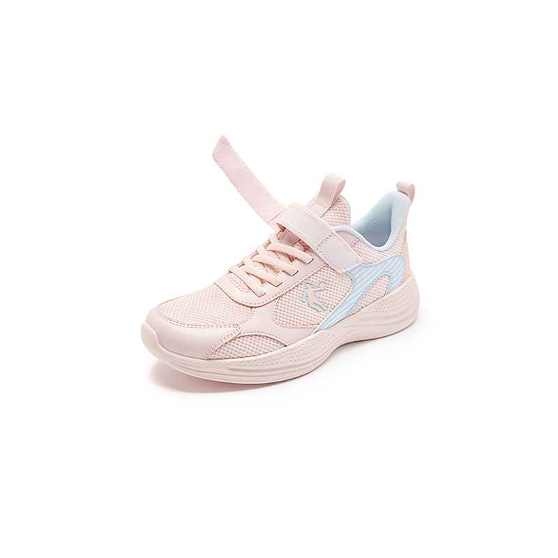 QIAODAN Дышащие легкие амортизирующие кроссовки Low top Running Shoes Cloud Pink/Serene Pink для детей — фото 2