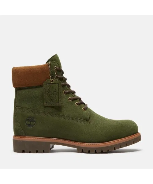 Ботинки водонепроницаемые Timberland Premium 6 дюймов оливковые