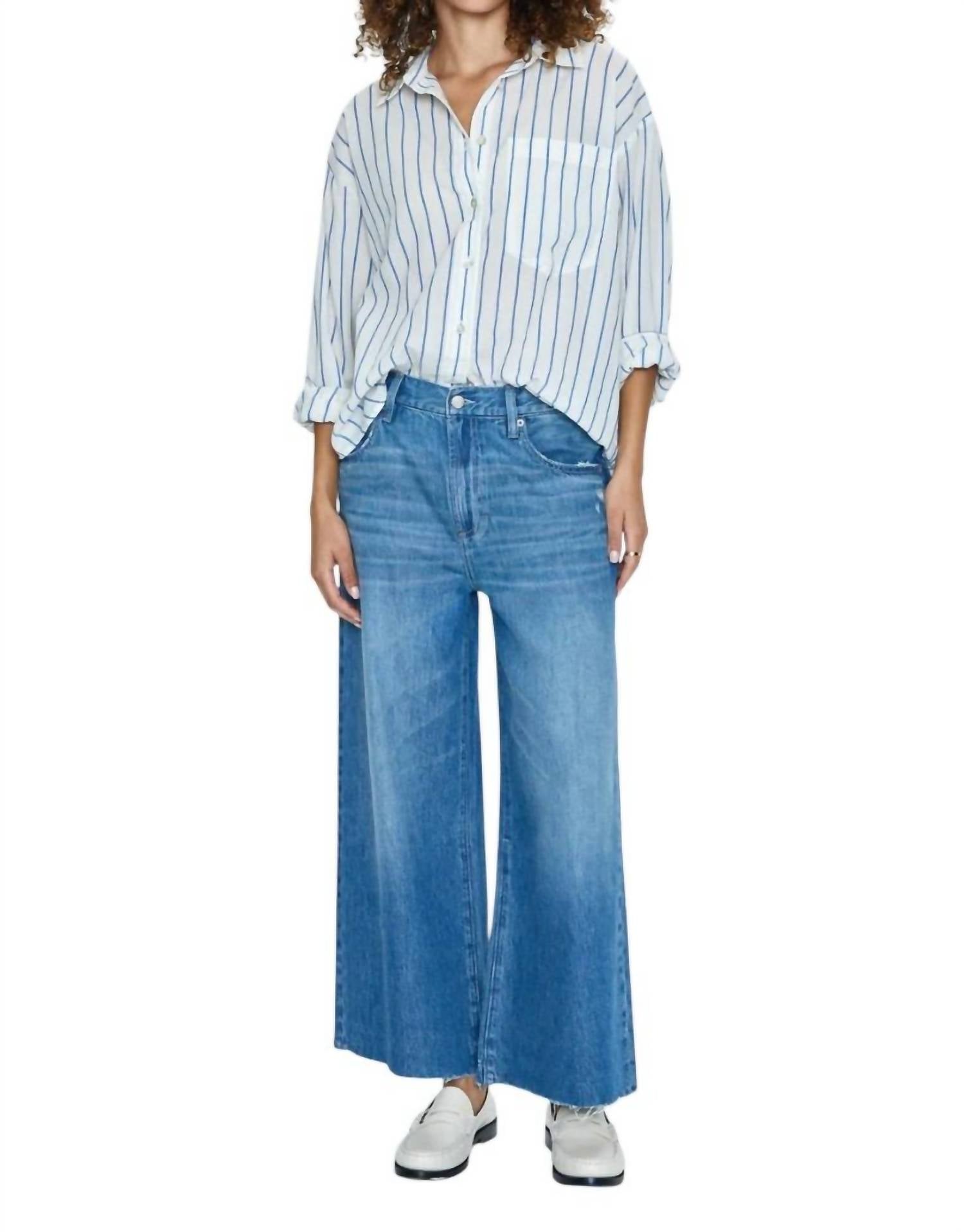 

Укороченные джинсы Jadyn Low Slung Crop в Амальфи PISTOLA, цвет amalfi