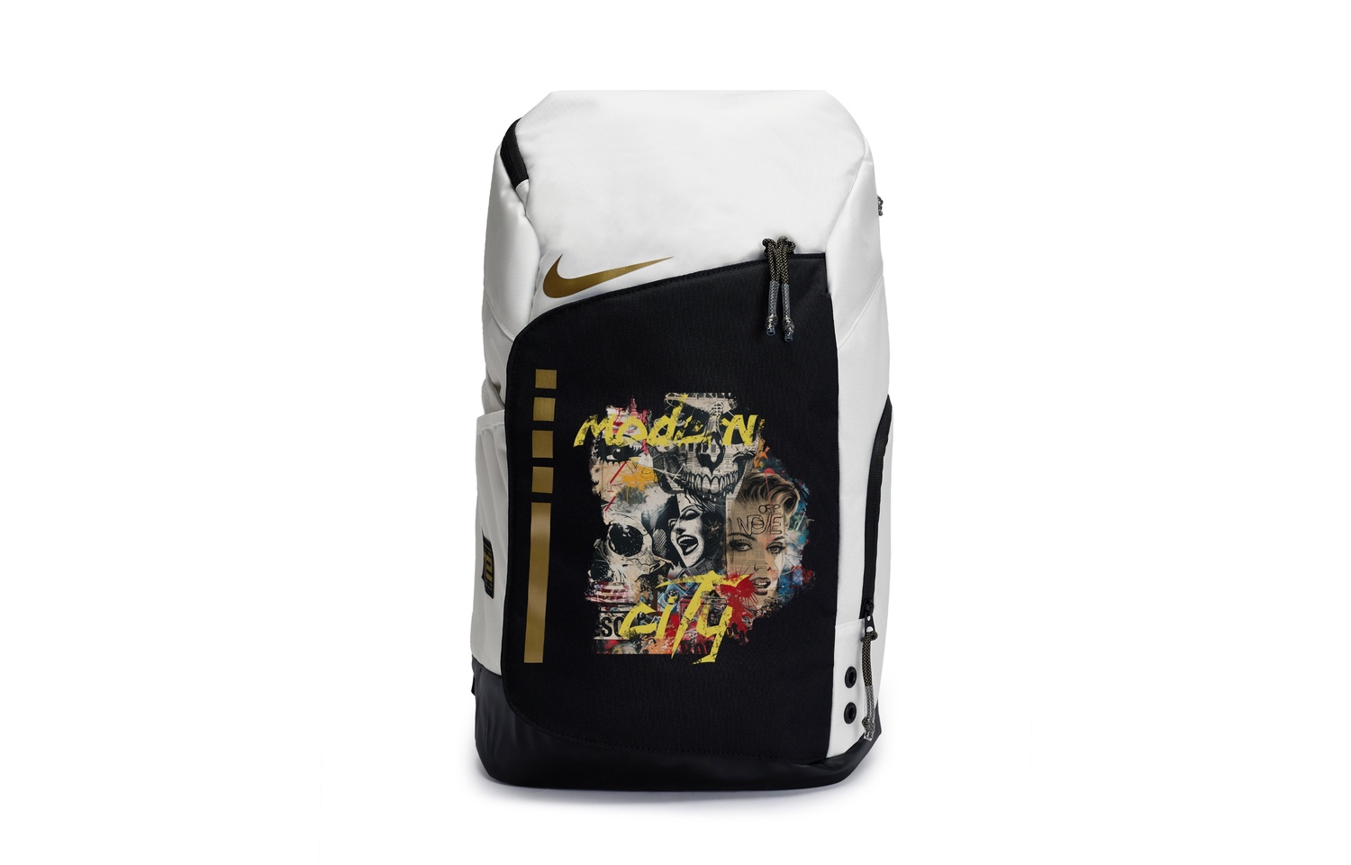 

Nike Тканевый рюкзак унисекс черный белый, Black White