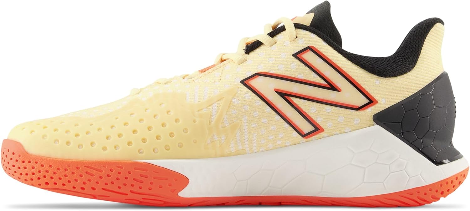 Мужские теннисные кроссовки New Balance Fresh Foam X Lav V2 для жесткого покрытия корта, черный — фото 4