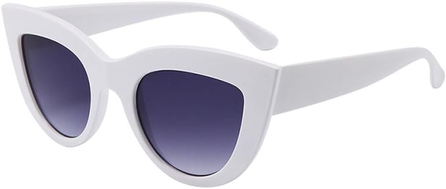 

Солнцезащитные очки UV400 с металлическими шарнирами в форме «кошачьего глаза» и градиентной застежкой, подходят для женщин и мужчин, для бега и занятий спортом на открытом воздухе UYPTK, White Grey