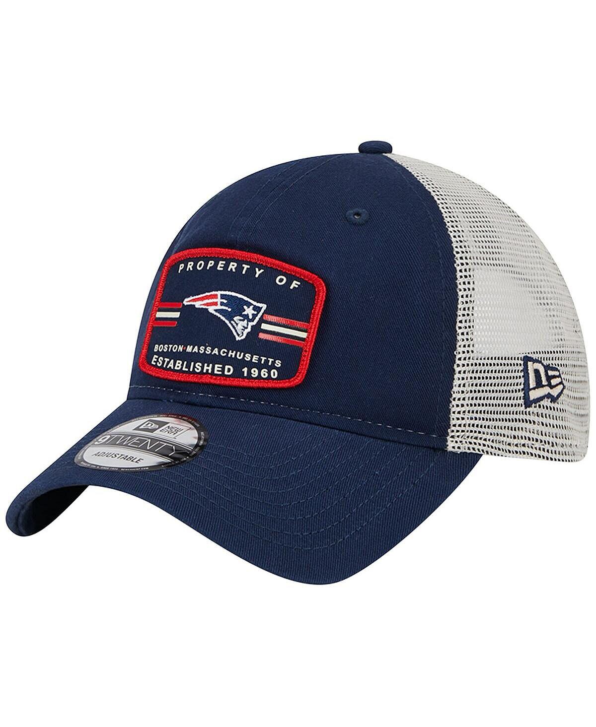 

Мужская темно-синяя кепка New England Patriots Property Trucker 9TWENTY Snapback New Era
