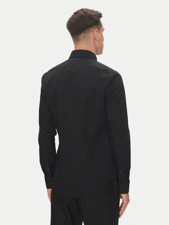 Рубашка облегающего кроя Essential LV019EU030 Calvin Klein, черный — фото 3