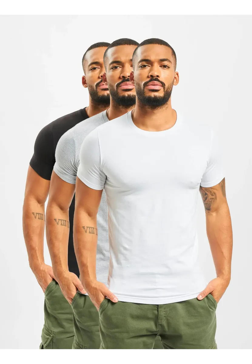 

Рубашка DEF с короткими рукавами "DEF Men's DEF Weary 3-Pack T-Shirt", белый