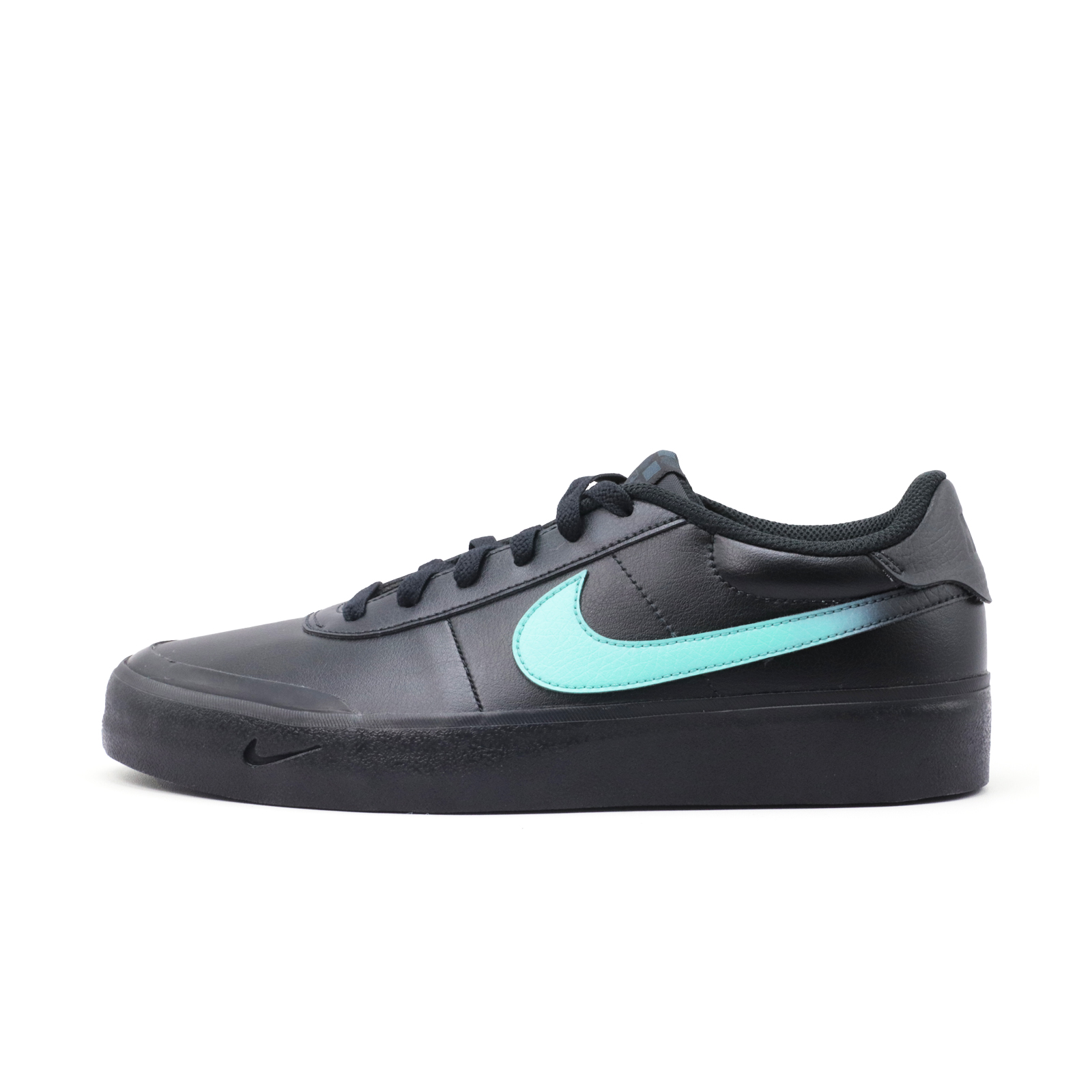 

Nike Кроссовки Court Shot Ink Shadow Cyan Breeze, износостойкие, низкие, для скейтбординга, мужские, черные