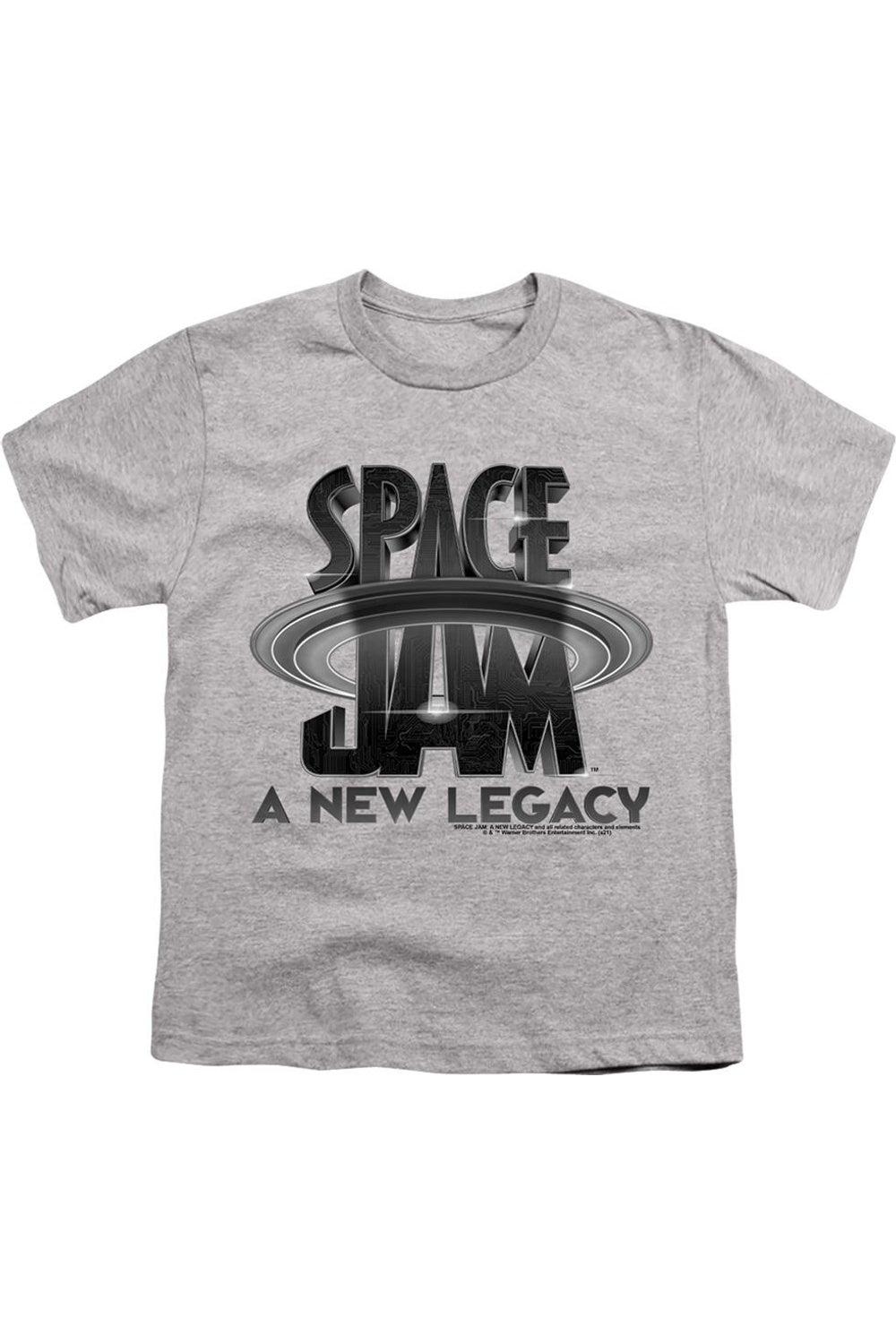 

Футболка Space Jam 2 с логотипом, черная, детская, с коротким рукавом Gildan