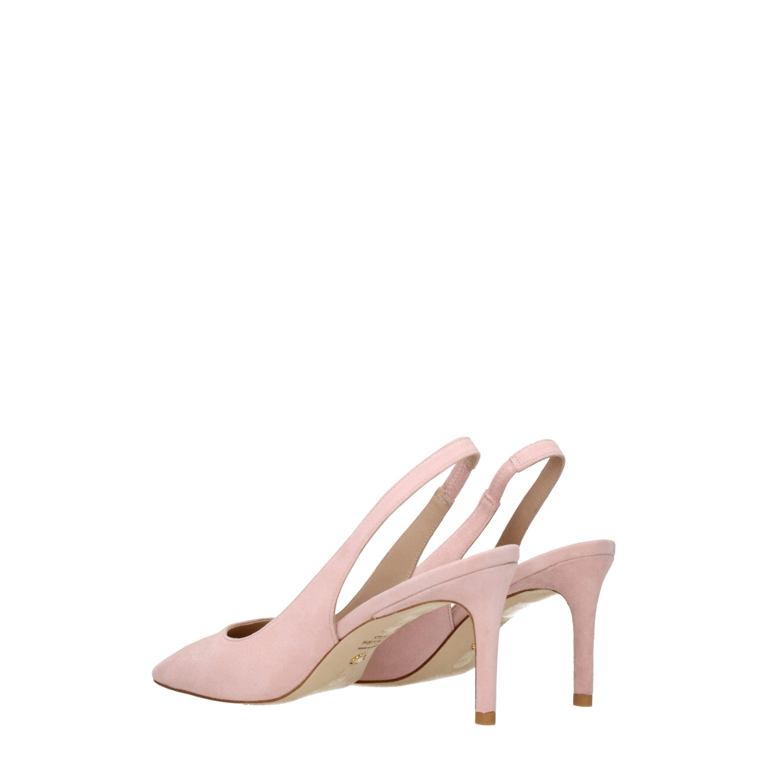 Стюарт Вайцман Кожаные женские сандалии Stuart Weitzman, розовый — фото 4